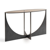 Hammered Sculpted Console Table 